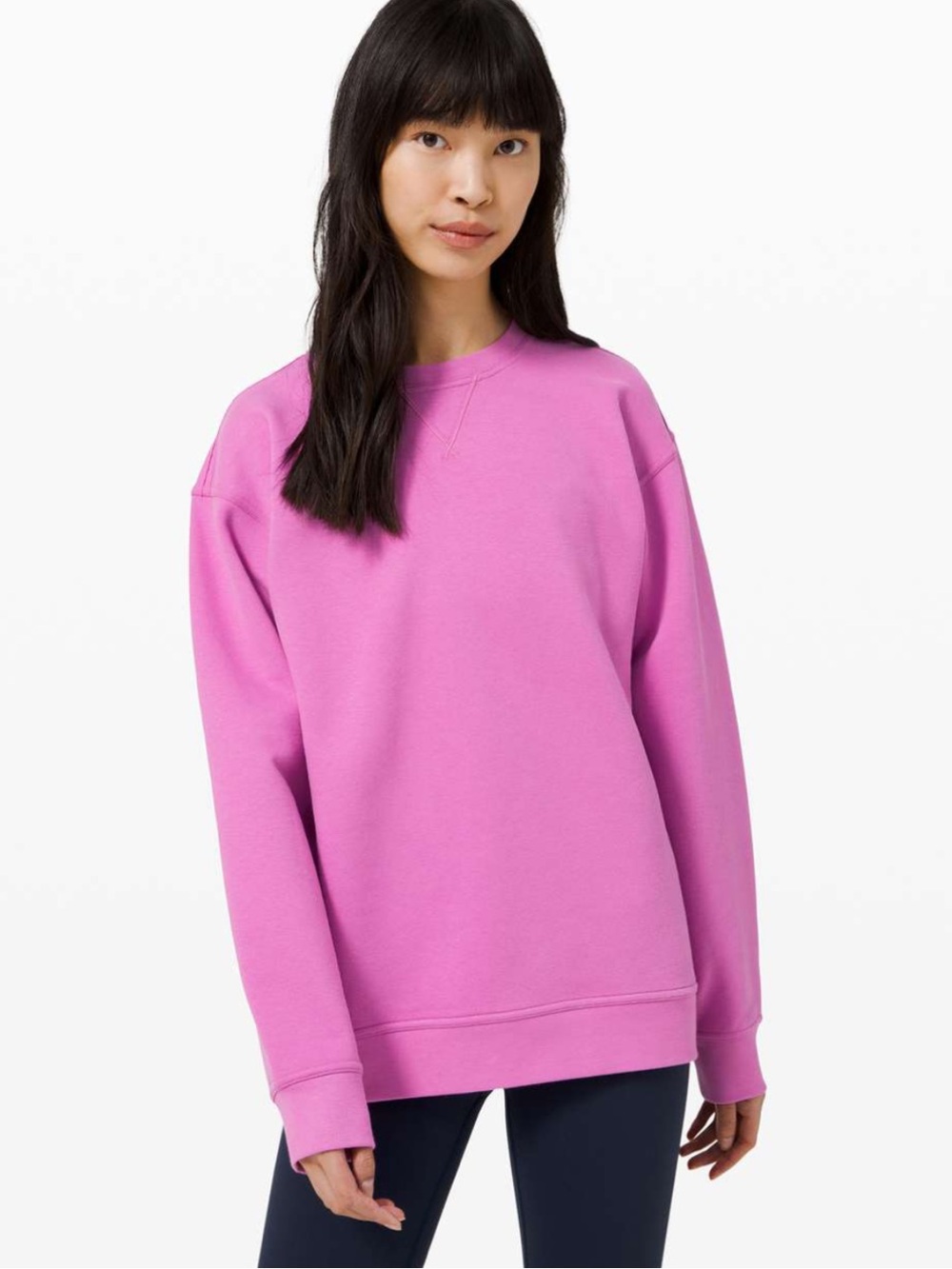 Lululemon All Yours Crew Magenta Glow Size 4
